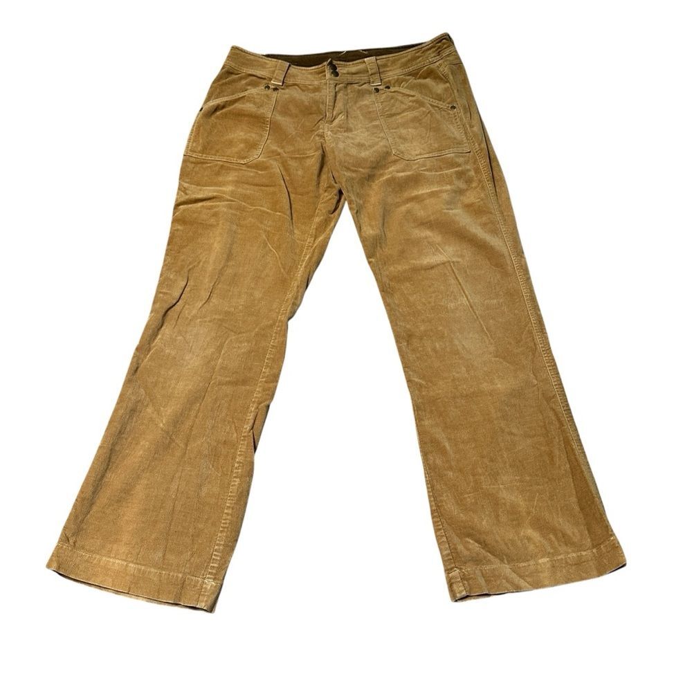 Kuhl Womens Brown Velvet Pants Wide Leg Size 10